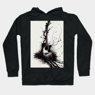 B&W Guitar Dreams Hoodie